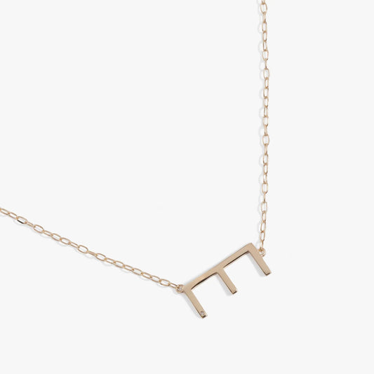 Initial E Precious Elongated Necklace by ALEX AND ANI, rose-gold tone chain with E pendant on Tampa Home & Garden Store
