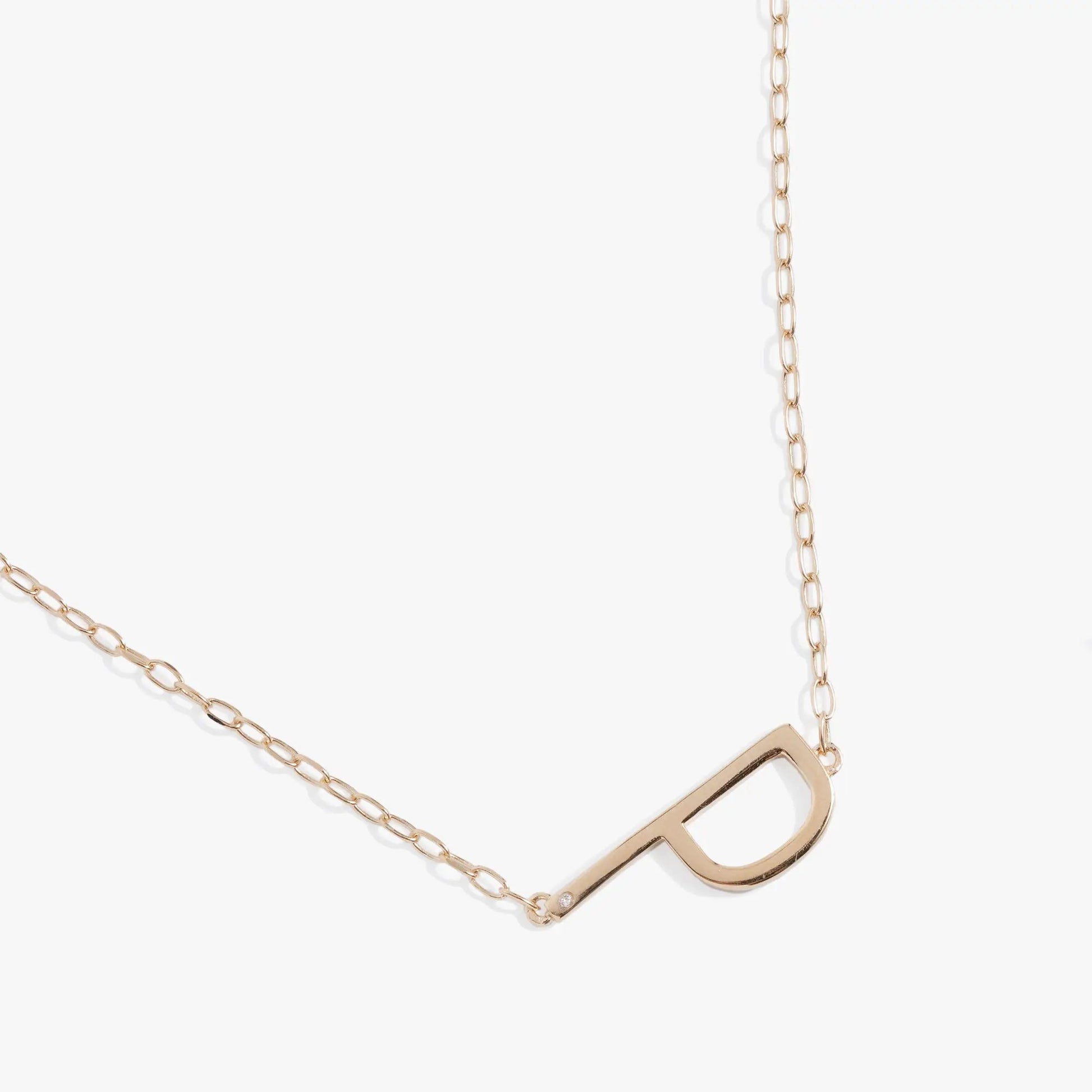 Initial P Precious Elongated Necklace in rose gold tone by ALEX AND ANI on Tampa Home & Garden Store