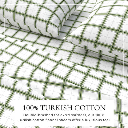 Turkish Cotton Flannel Sheet Set and Stripes