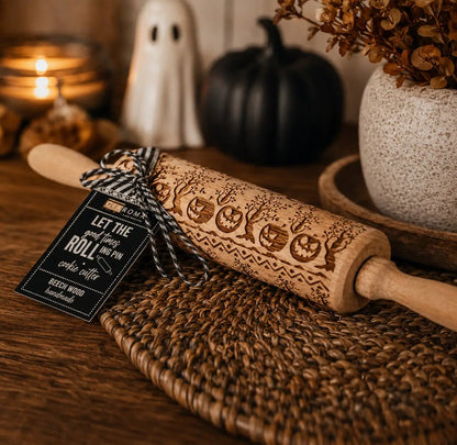 Halloween Pumpkin Party Embossed Rolling Pin
