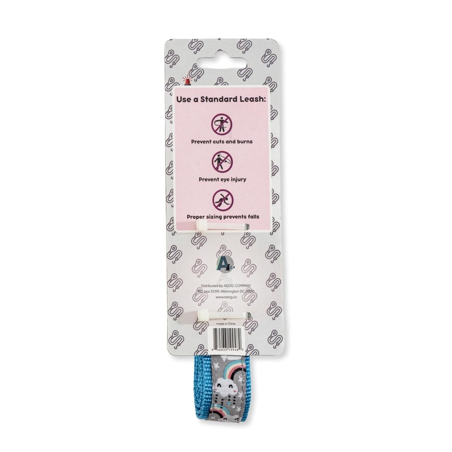 Collar de nailon para perro con diseño de arcoíris bordado, ajuste seguro y ajustable, cómodo de llevar.