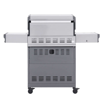 Eminence 405 Chic Clearview Smart Stainless Gas Grill, 6-burner with side shelves on Tampa Home & Garden Store