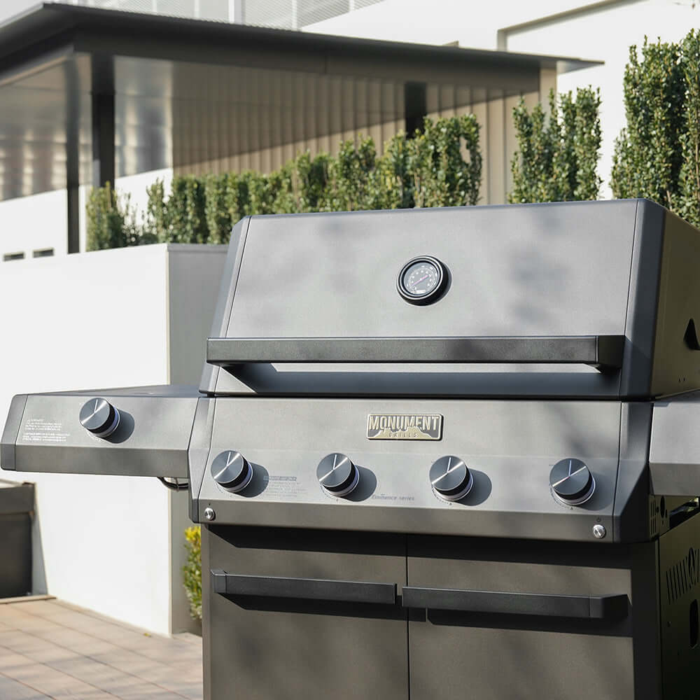 Eminence 425 Fortified Propane Gas Grill, 6-burner outdoor stainless steel by Monument Grills on Tampa Home & Garden Store