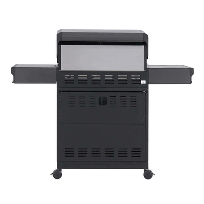 Monument Grills Eminence 425 6-burner propane grill, black powder-coated steel on Tampa Home & Garden Store