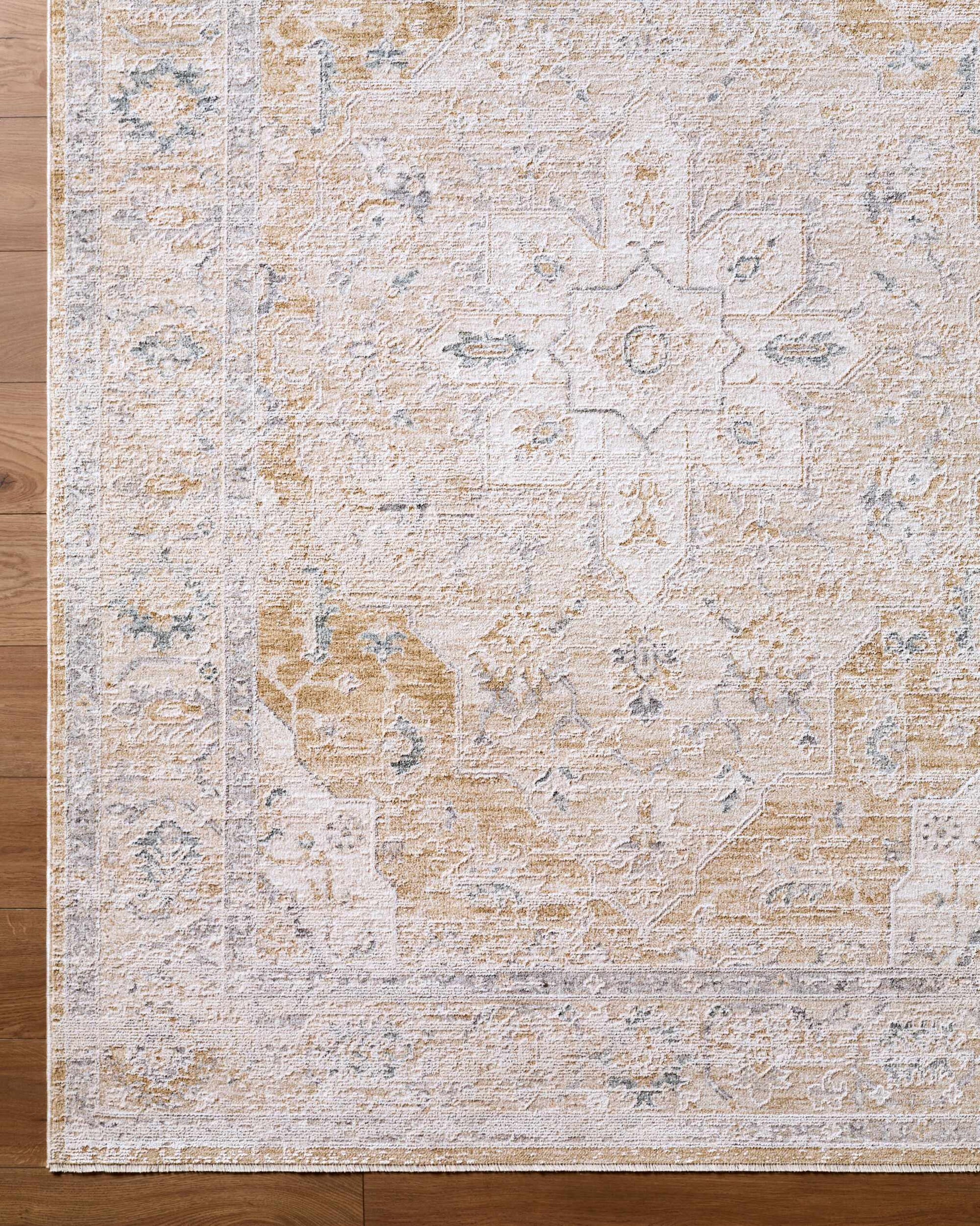 Rhody Luxe Rug - Clearance beige ivory distressed rug, Boutique Rugs on Tampa Home & Garden Store