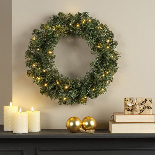 Imperial Wreath - 20 Inch - LED Lighted - Tampa Home & Garden Store