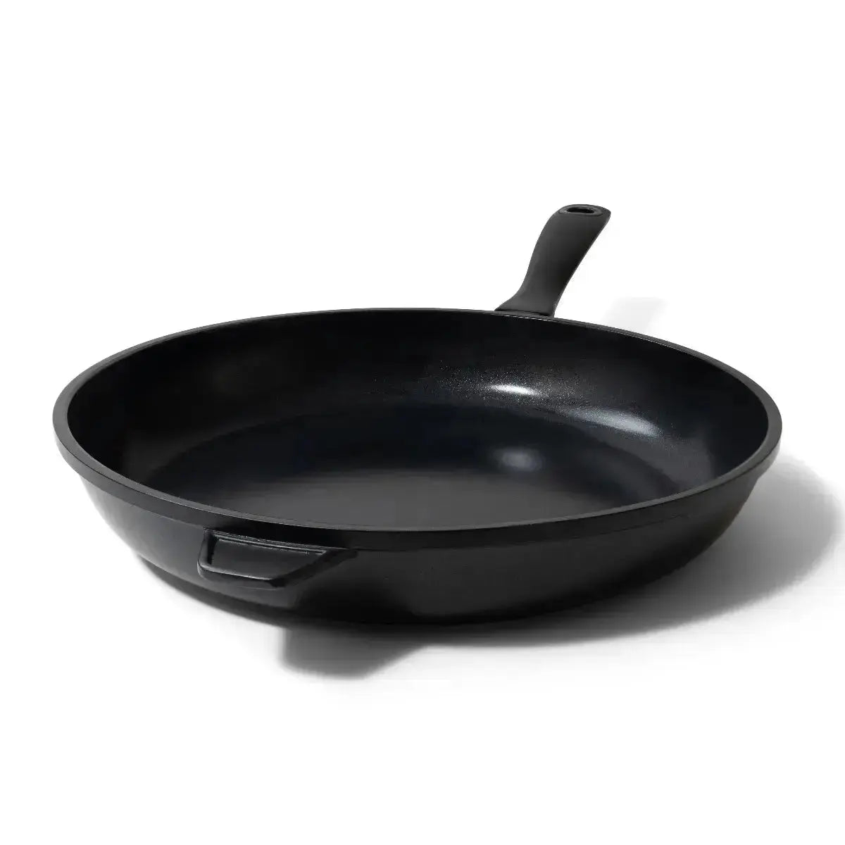 Alva Cookware Ceramic Nonstick Frying Pan black skillet with long ergonomic handle on Tampa Home & Garden Store