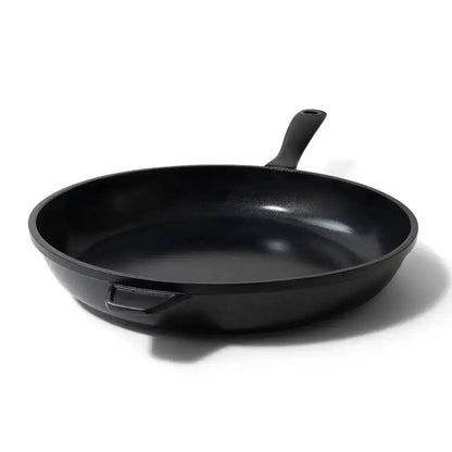 Alva Cookware Ceramic Nonstick Frying Pan black skillet with long ergonomic handle on Tampa Home & Garden Store