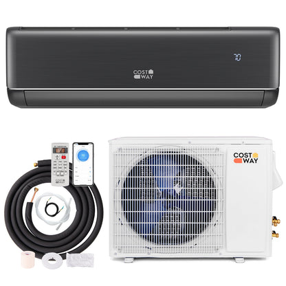 Aire Acondicionado y Calentador Mini Split de 24000 BTU, 21 SEER2, 208-230V, con Certificación Energy Star, Habilitado para Wifi, Color Gris