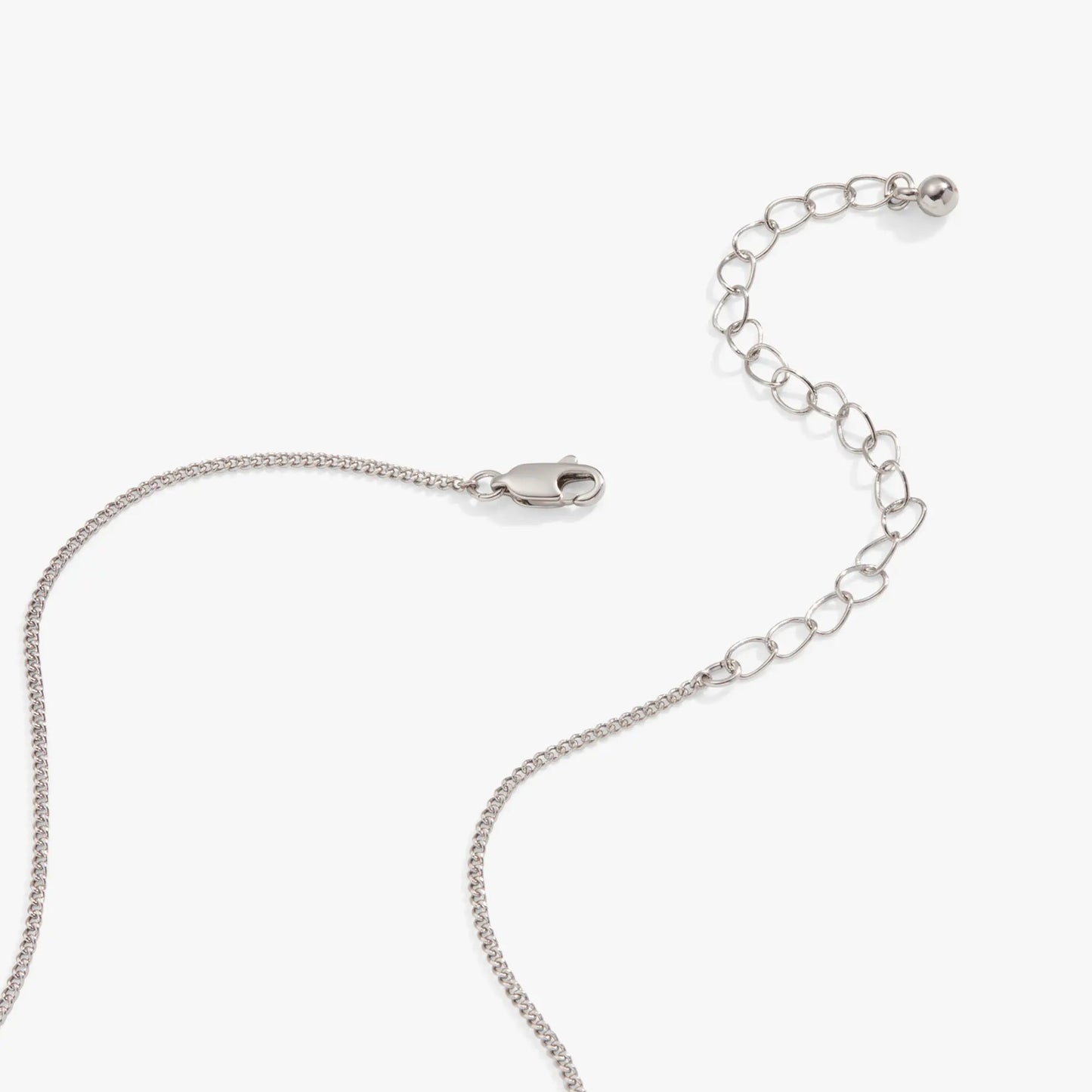 Bar Necklace with Crystal Accent by ALEX AND ANI, silver-tone chain with extender on Tampa Home & Garden Store