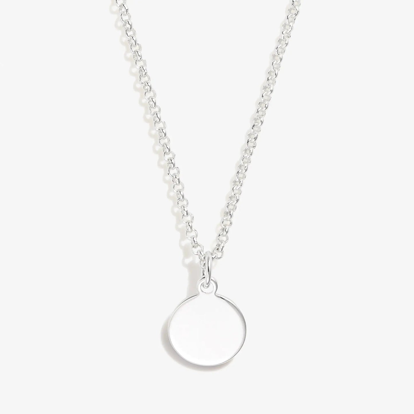 Small Circle Charm Necklace, 19'' silver chain with open circular pendant by Alex and Ani on Tampa Home & Garden Store