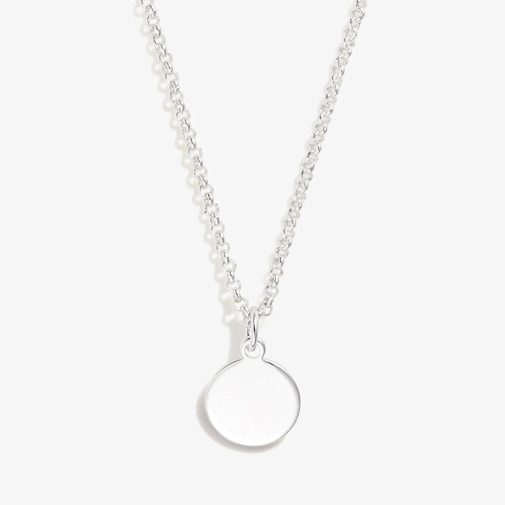 Small Circle Charm Necklace, 19'' silver chain with open circular pendant by Alex and Ani on Tampa Home & Garden Store