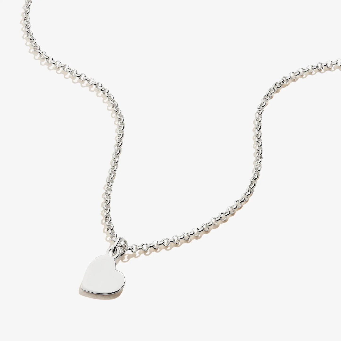 Small Heart Charm Necklace with 19in silver chain by ALEX AND ANI on Tampa Home & Garden Store