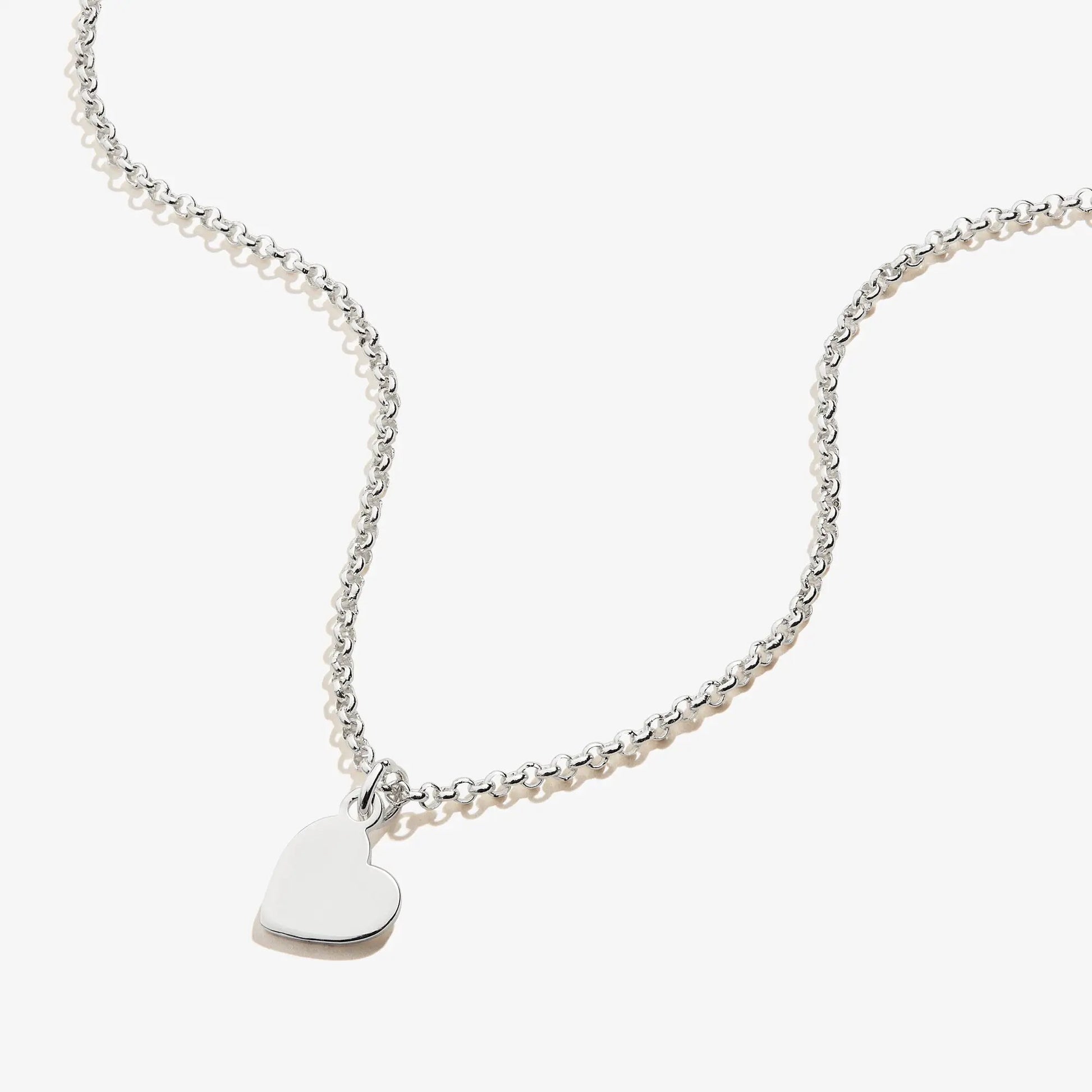 Small Heart Charm Necklace with 19in silver chain by ALEX AND ANI on Tampa Home & Garden Store