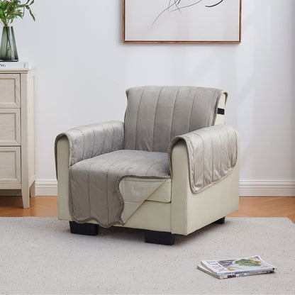 Velvet Furniture Protector And Elastic Cover