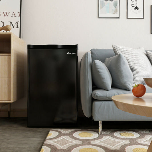 Refrigerador compacto para dormitorio de 3.2 pies cúbicos - Negro
