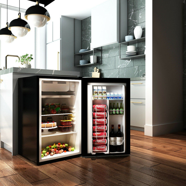 Minirefrigerador compacto para dormitorio de 3.2 pies cúbicos