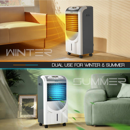 Calefactor, humidificador y ventilador frío – Portátil