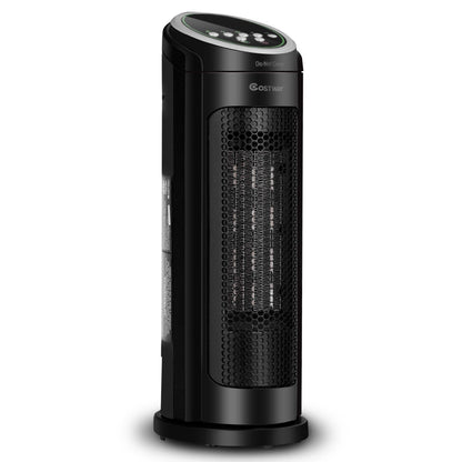 Calentador portátil cerámico oscilante PTC de 1500 W con tecnología LED