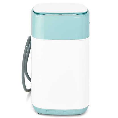 Lavadora portátil completamente automática de 8 lb con bomba de drenaje - Verde