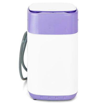 Lavadora portátil completamente automática de 8 lb con bomba de drenaje - Verde