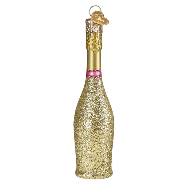 Ornement en forme de bouteille de Prosecco