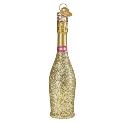 Ornement en forme de bouteille de Prosecco