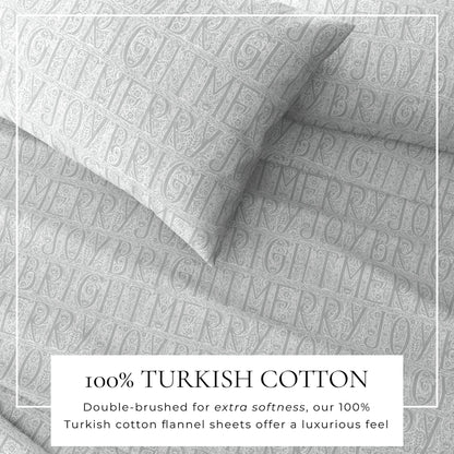 Luxurious and Soft Turkish Cotton Flannel Sheet