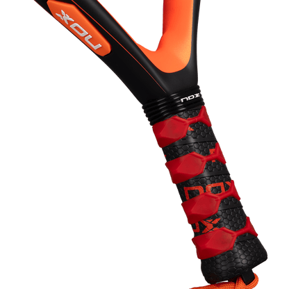 Padel racket NOX Equation Hard Advanced 2026 with orange-black grip by Racket Central on Tampa Home & Garden Store
