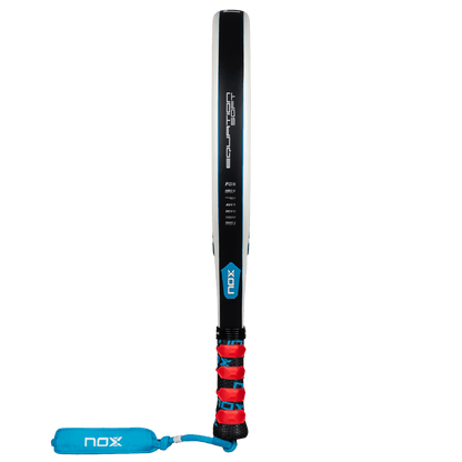 NOX Equation Soft Advanced 2026 padel racket black frame blue grip by Racket Central on Tampa Home & Garden Store