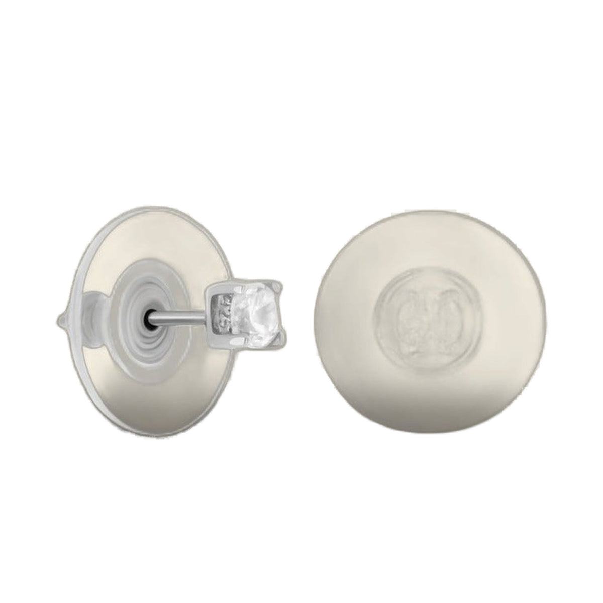925 Stud Earrings, sterling silver pair with 0.4 ct stones, Lauren G Adams on Tampa Home & Garden Store