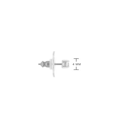 Lauren G Adams 925 stud earrings pair, 0.4 ct, sterling silver with clear stones on Tampa Home & Garden Store