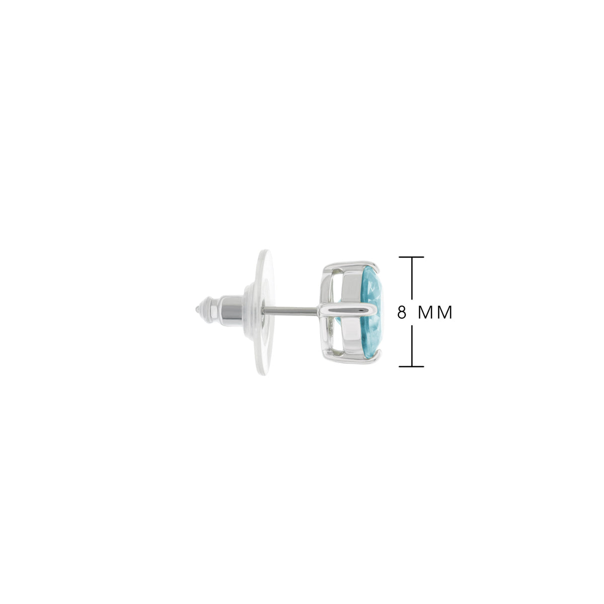 925 Stud Earrings 2 Ct sterling silver with turquoise accents by Lauren G Adams on Tampa Home & Garden Store