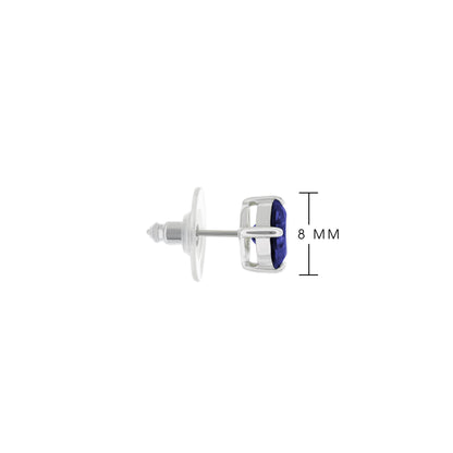 925 Sterling Silver Stud Earrings with blue gemstone by Lauren G Adams, 2 ct total on Tampa Home & Garden Store