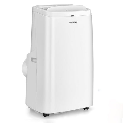 Aire acondicionado portátil 3 en 1 de 9000 BTU con control remoto-Blanco