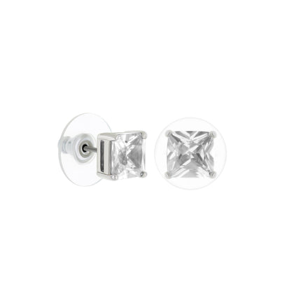 1.3 Carat Purple Cubic Zirconia Stud Earrings