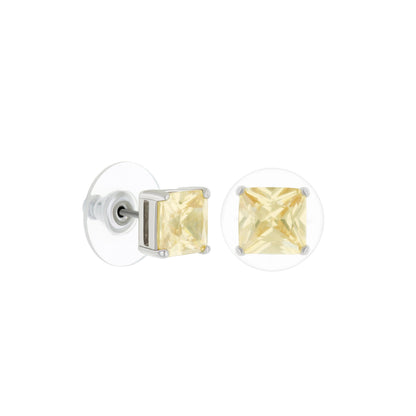 1.3 Carat Purple Cubic Zirconia Stud Earrings
