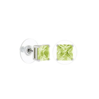 1.3 Carat Purple Cubic Zirconia Stud Earrings