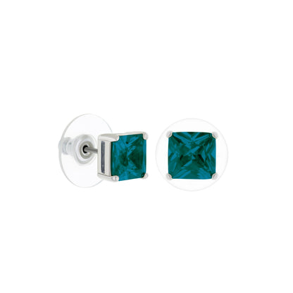 1.3 Carat Purple Cubic Zirconia Stud Earrings