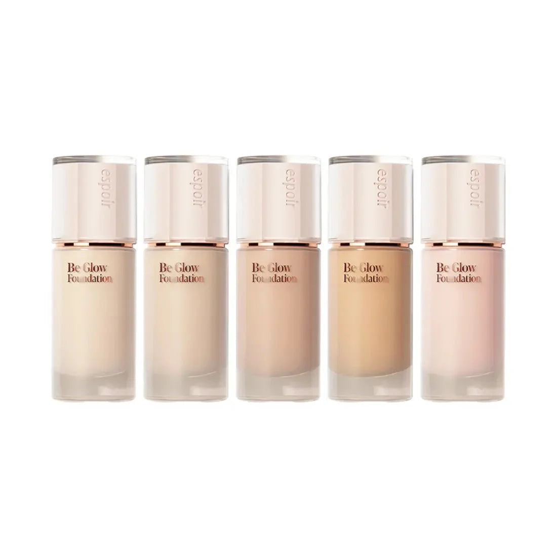 espoir Be Glow Foundation SPF27 PA++ 30g in five nude shades by Seoulia on Tampa Home & Garden Store