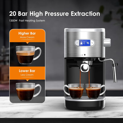 Cafetera 2 en 1 para café expreso y capuchino automático CM8054