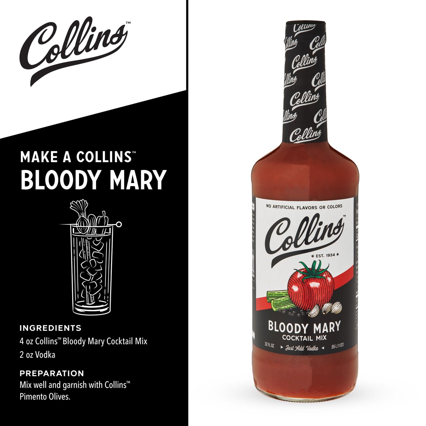 Complete Bloody Mary Kit with Premium Garnishes