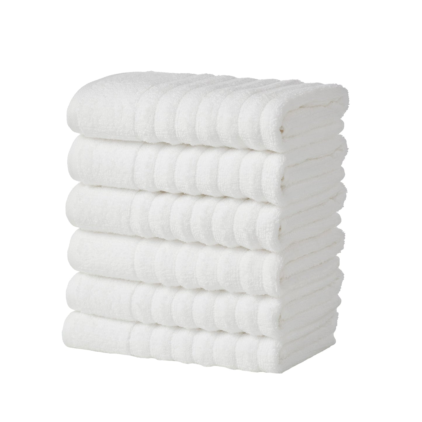 Luxury Combed Cotton and Ribbed Bath Towels