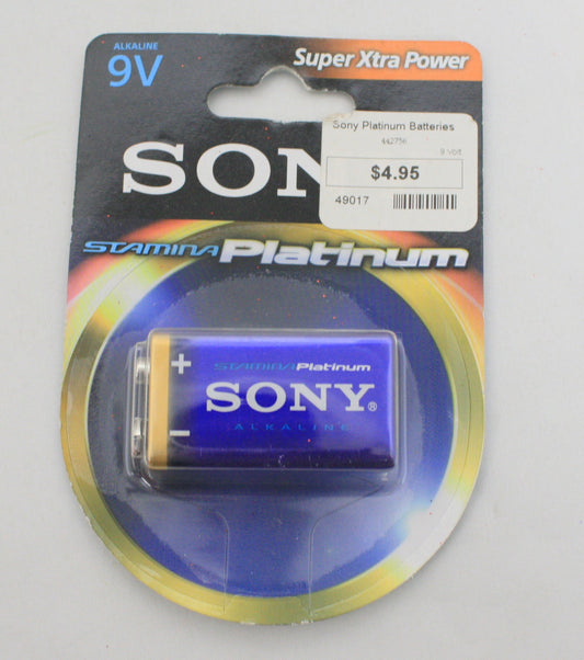Pilas Sony Platinum - 9 voltios (paquete de 1)