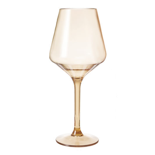 Saint Tropez Acrylic Stemmed Wine Glass Set of 2