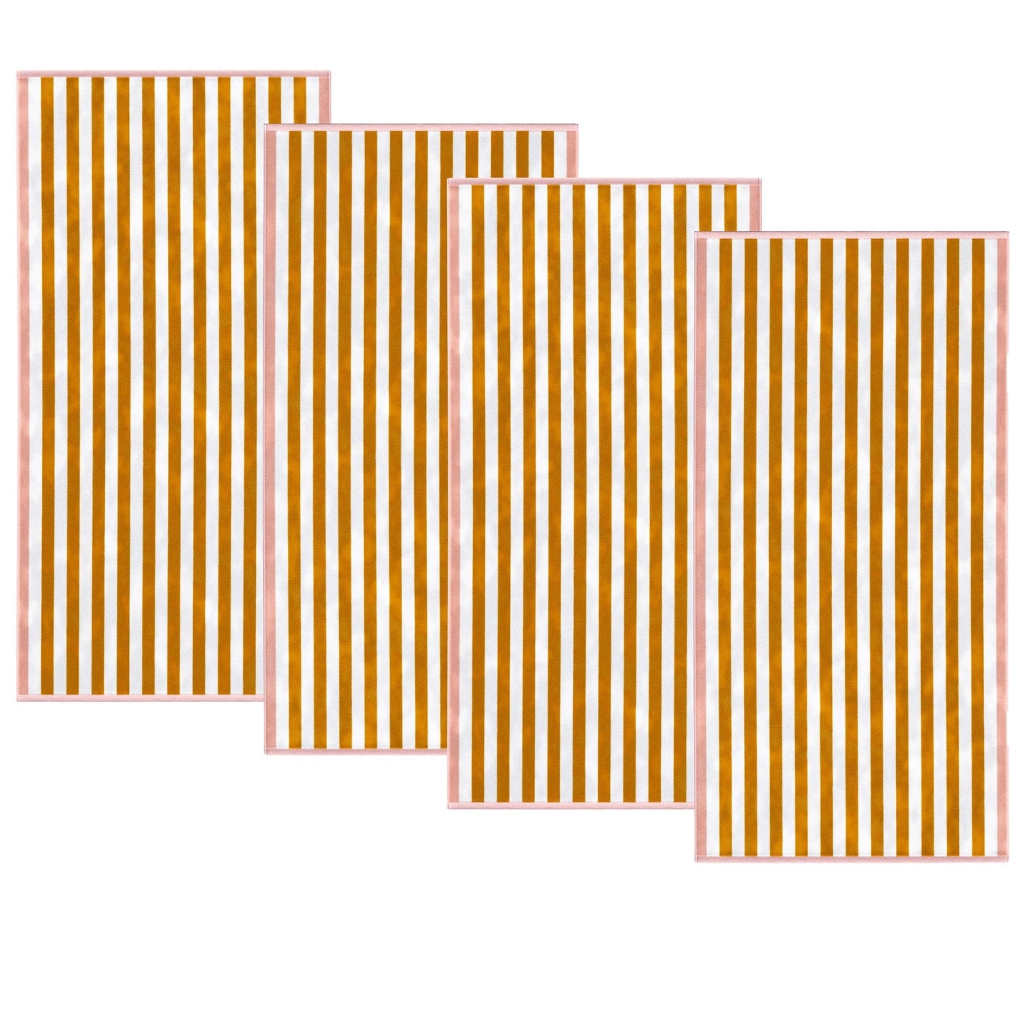 Cabana Cotton Beach Towel and Striped Border