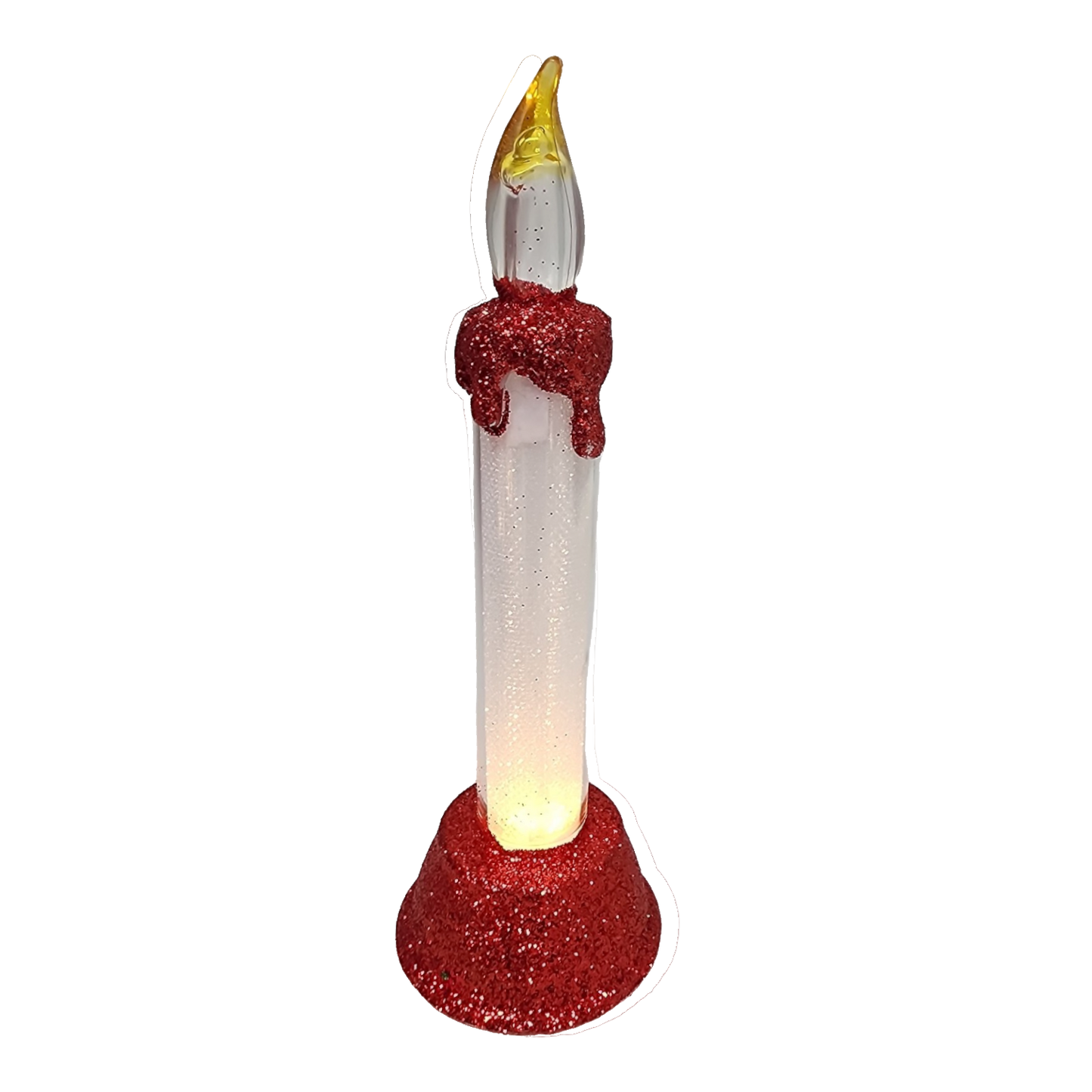 Vela LED brillante de 6 pulgadas iluminada -