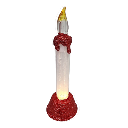 Vela LED brillante de 6 pulgadas iluminada -