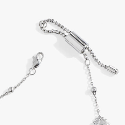 Evil Eye Crystal Anklet in silver chain with crystal charm by ALEX AND ANI on Tampa Home & Garden Store