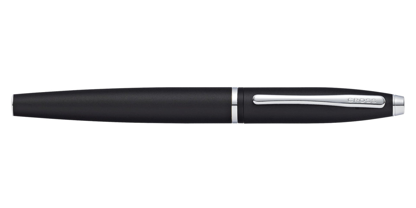 Calais matte black rollerball pen by CROSS with silver clip on Tampa Home & Garden Store